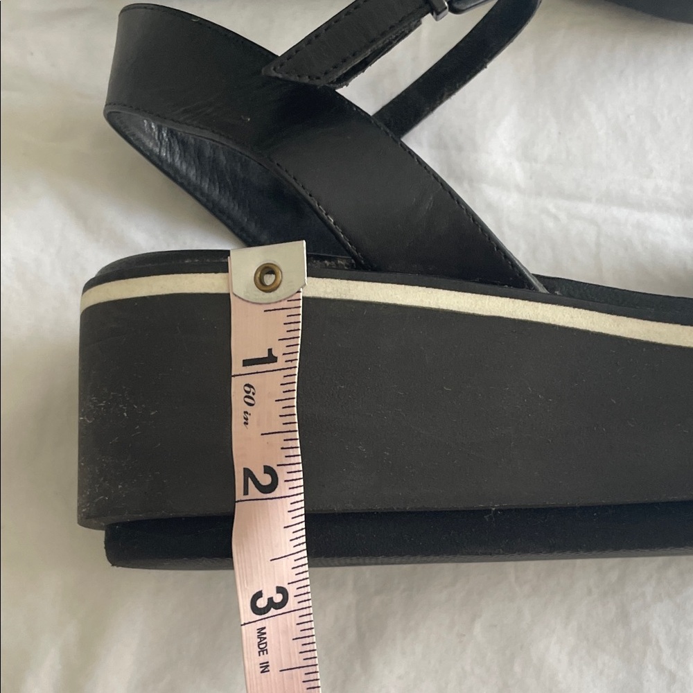 Robert Clergerie Black Platform Sandals - Picture 6 of 10